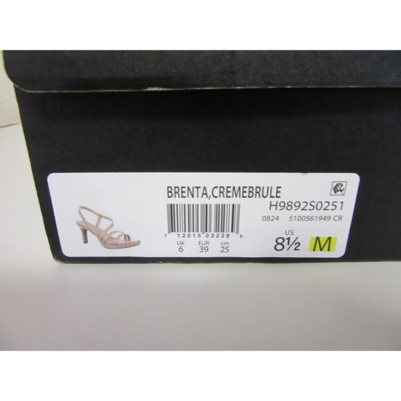 NATURALIZER Cremebrulee Slingback Open Toe 8.5 M Slip Resistant Rubber Heels - Picture 9 of 9